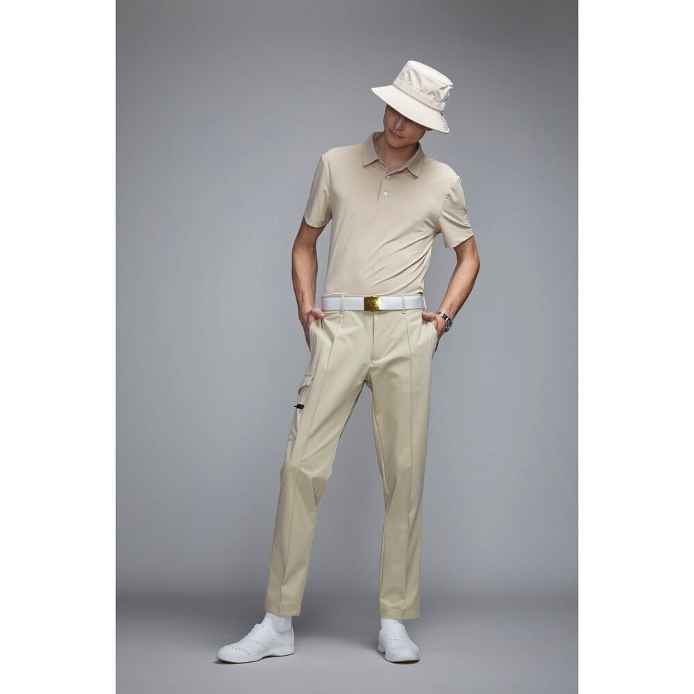 Tilley Men’s Tan Golf Moisture Wicking Stretch Nylon Cargo Pant